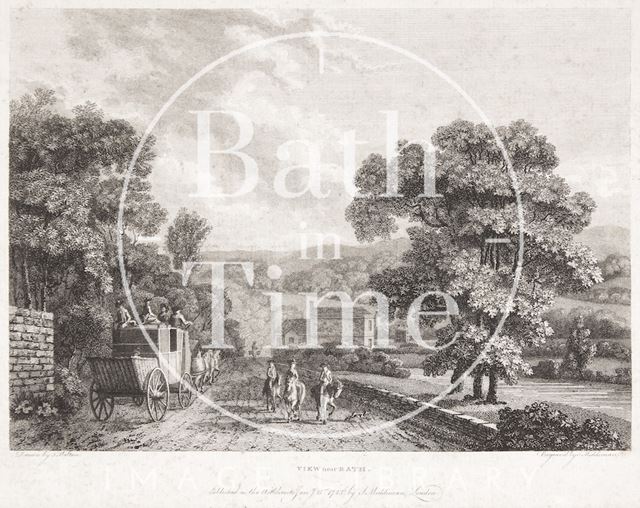 View near Bath (at Batheaston) 1785