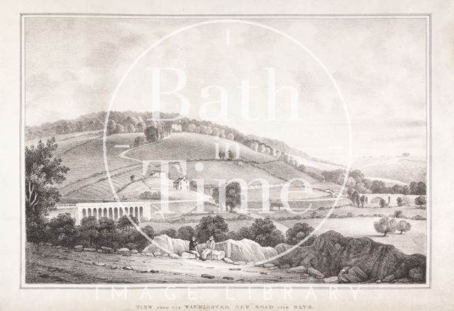 View from the Warminster New Road near Bath c.1837