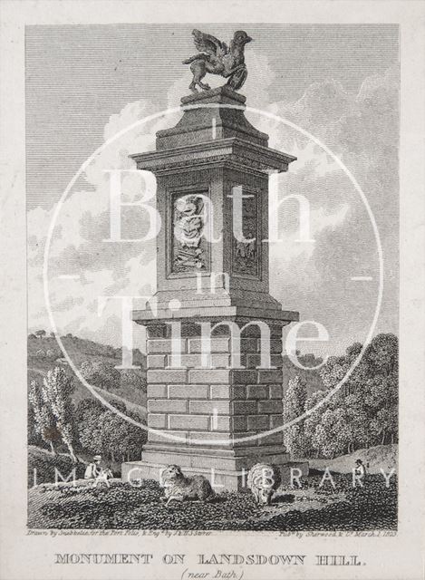 The Monument on Lansdown Hill (near Bath) 1823