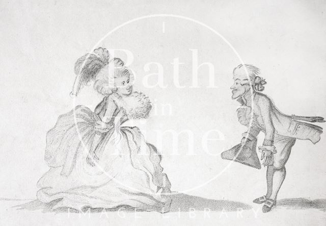 A Long Minuet as Danced at Bath 1787 - detail