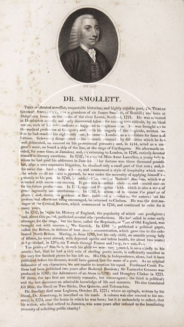 Dr. Tobias Smollet 1794