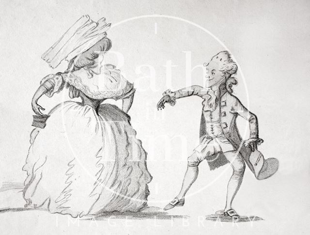 A Long Minuet as Danced at Bath 1787 - detail