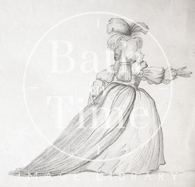 A Long Minuet as Danced at Bath 1787 - detail