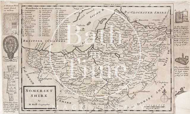 A map of Somersetshire