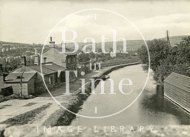 The Kennet and Avon Canal, Bath looking east c.1920?