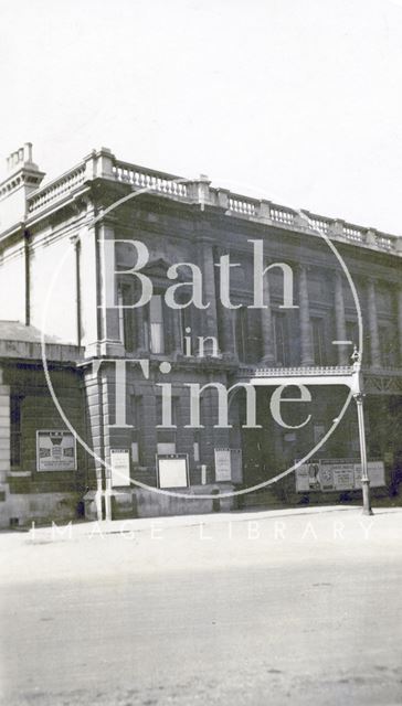 The facade of Green Park Station, Bath c.1960?