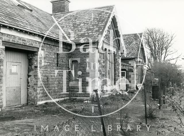 The derelict Weston Station, Bath 1981