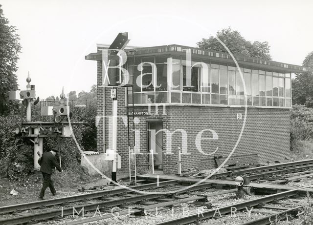 The Bathampton signal box 1970