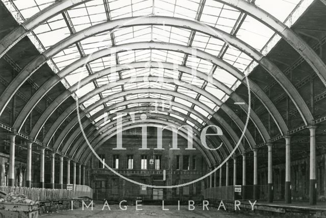 The abandoned Green Park Station, Bath c.1970