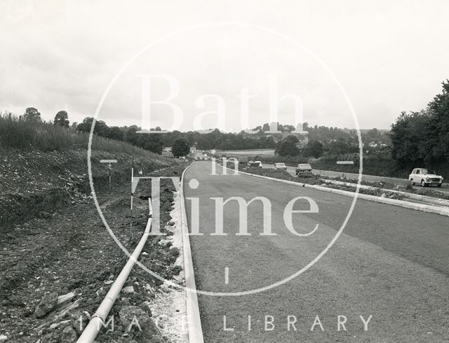 Road improvements to Newton St. Loe c.1970