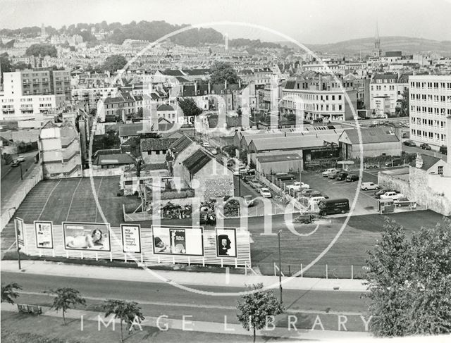 Milk Street Car Park, Bath 1967