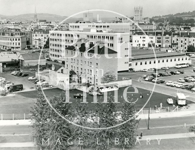 Milk Street Car Park, Bath 1967