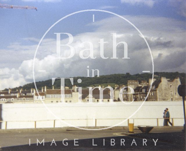 The Podium plinth awaiting further development, Walcot Street, Bath 1989