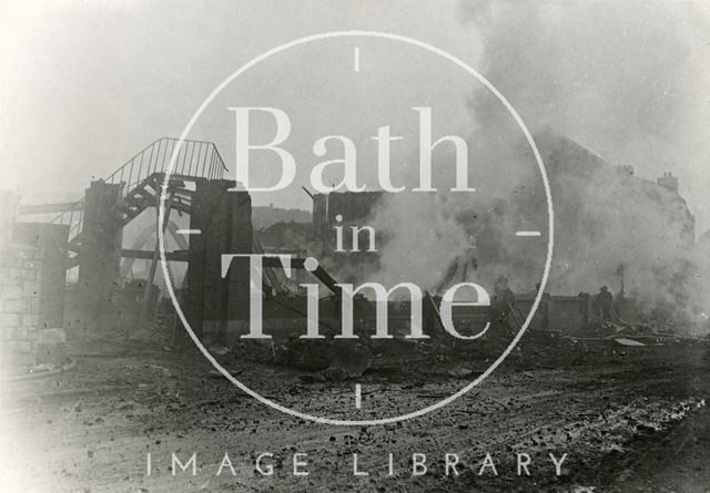 Wartime damage from the Bath Blitz 1942