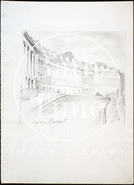 Camden Crescent, Bath c.1930