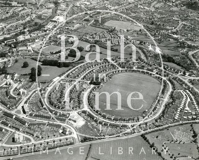 Aerial view of Haycombe Drive, Southdown, Bath 1965