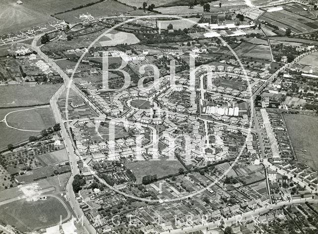 Aerial view of Southdown, Bath 1935