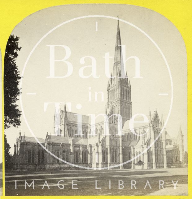 Salisbury Cathedral, Wiltshire c.1865