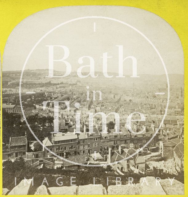 Bath from Beechen Cliff c.1868