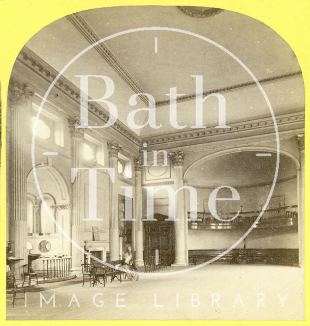 Interior of the Pump Room, Bath c.1865