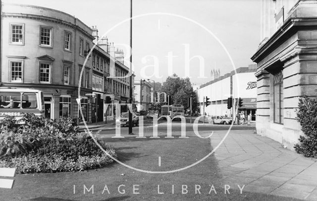 Southgate Street from the River Avon, Bath 1986