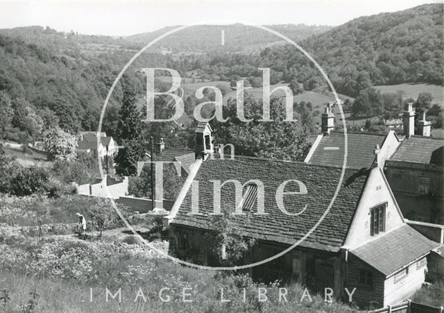 View over Upper Limpley Stoke, Wiltshire c.1960