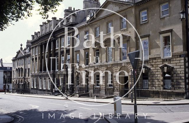 Queen Square, west side, Bath c.1960