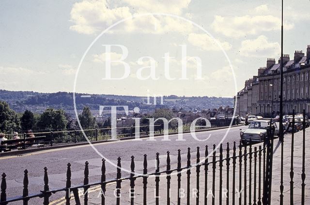 Camden Crescent, Bath, looking south, Bath c.1960