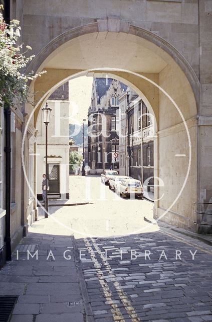 Trim Street, viewed from Queen Street, Bath c.1970