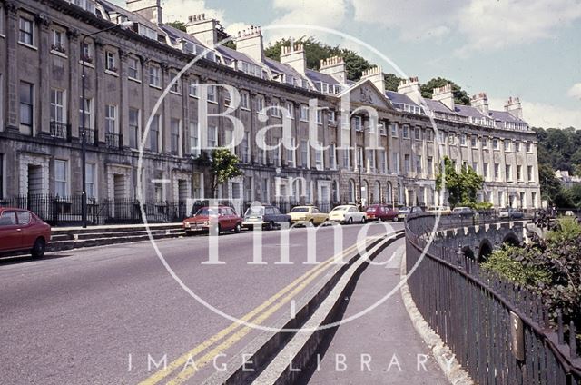 Camden Crescent, Bath looking northeast c.1970