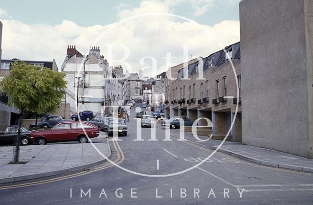 Morford Street, Bath looking north to Lansdown Road late 1970