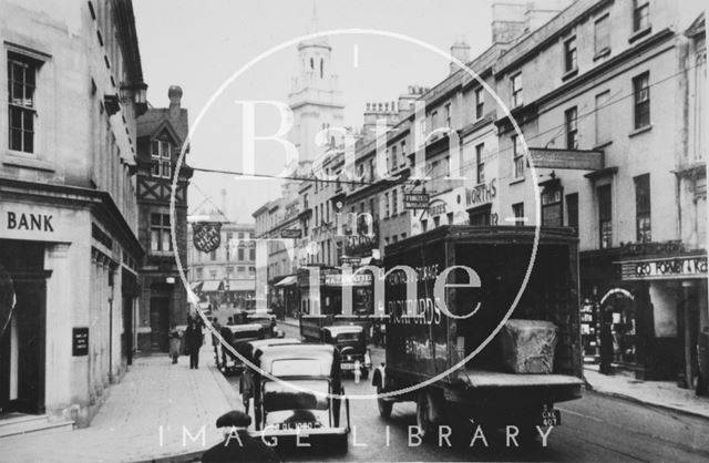 View along Southgate Street, Bath c.1936