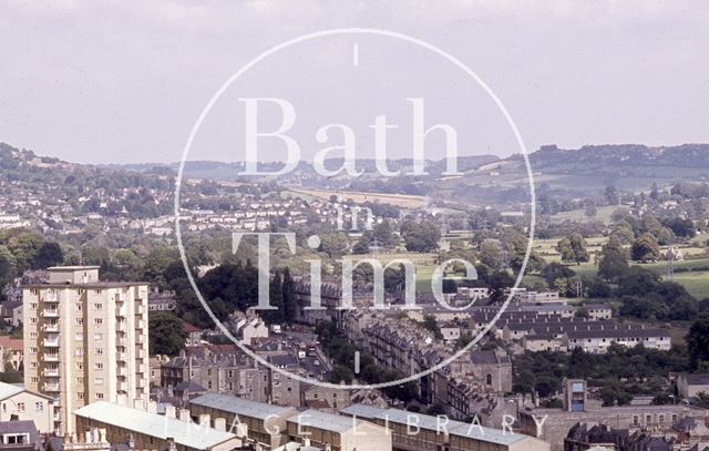 View from Camden to the east of Bath c.1980