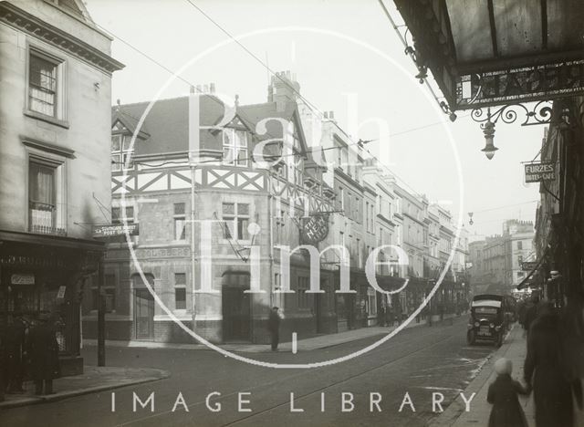 West side of Southgate Street from Corn Street to Stall Street, Bath 1932