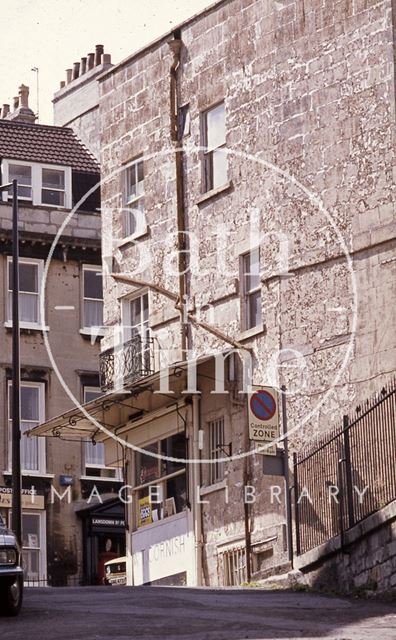 W.T. Cornish Butchers, Lansdown Road on the corner of Ainslie's Belvedere, Bath c.1970