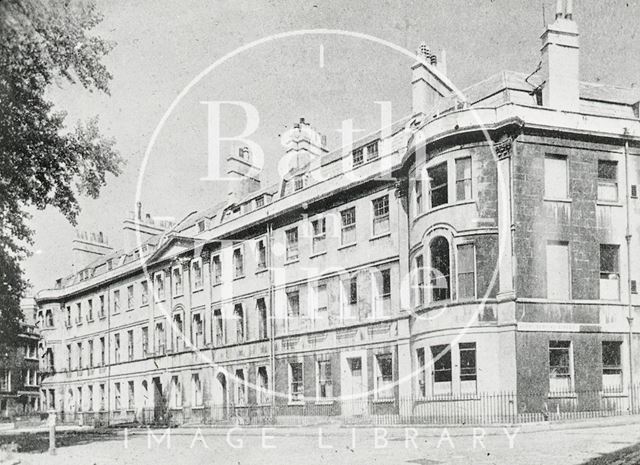 St. James's Square, north side, Bath c.1930