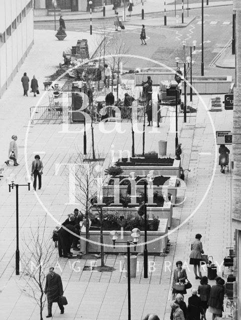 Southgate Shopping Centre, Bath 1975