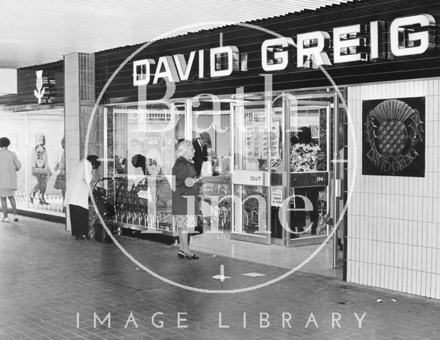 Arcades in the Southgate Shopping Centre, Bath 1974