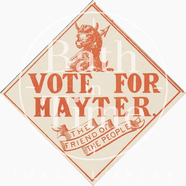 Election Poster for Hayter, the Friend of the People 1873-1885