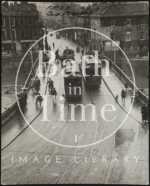 Old Bridge and view of Southgate Street, Bath c.1925