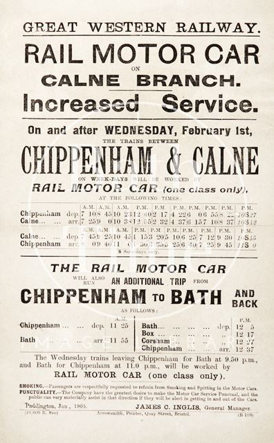 Advertisement for Great Western Railway 1905