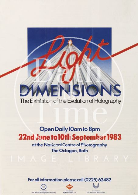 Advertisement for the Light Dimensions Exhibition, Bath 1983