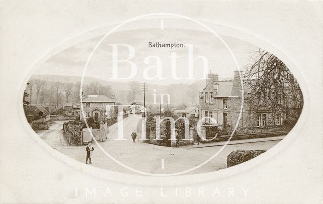 Bathampton School and Station c.1912