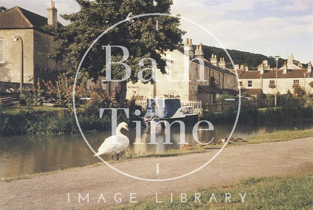 Chapel Row, Bathampton and the Kennet and Avon Canal c.1990