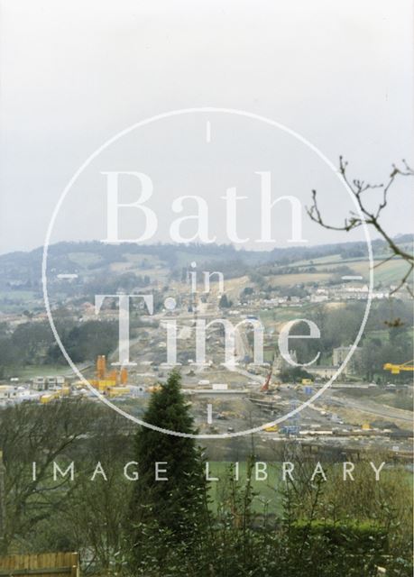 Batheaston/Swainswick Bypass From Bathampton Down 1995