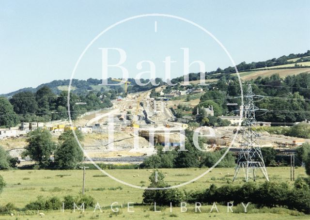 Batheaston/Swainswick Bypass Under Construction 1995