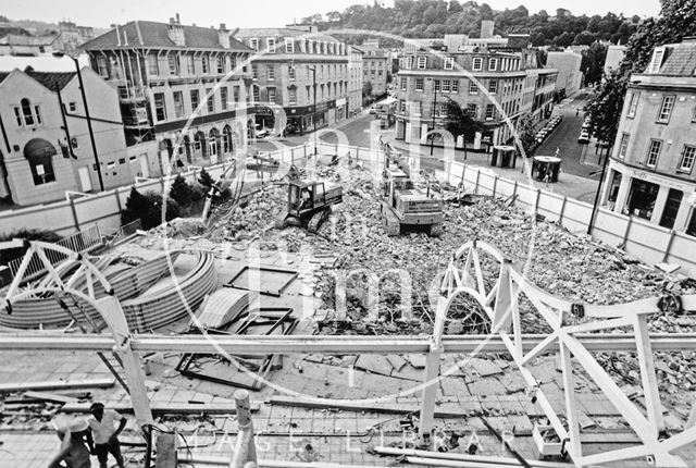 Sawclose redevelopment, Bath c.1990