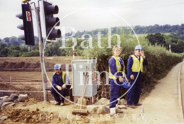 Batheaston/Swainswick Bypass security guards 1994