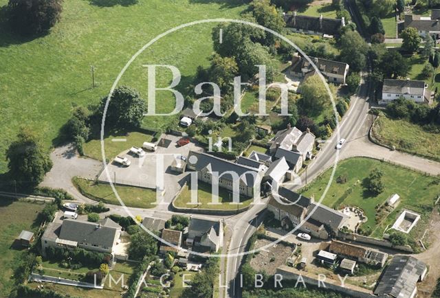 Aerial view of Camerton C. of E. Primary School, Somerset 1993