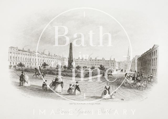 Queen Square, Bath c.1886